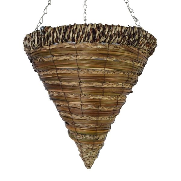 12" Cone Hanging Basket | Brushwood & Seagrass (20)
