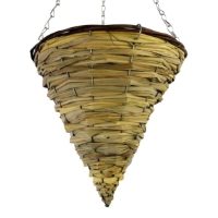 12" Cone Hanging Basket | Sugar Cane (20)