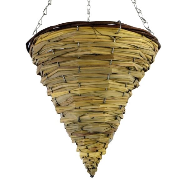 12" Cone Hanging Basket | Sugar Cane (20)