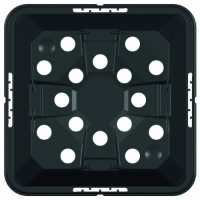 Teku MQD Square Pot 9x9x9.5 Black (880)
