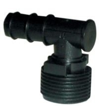 Barbed Elbow 16mm - 0.5" Male   (Each)