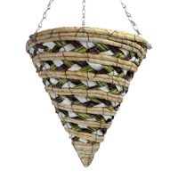 12" Cone Hanging Basket | Light 3 Tones Pattern (20)