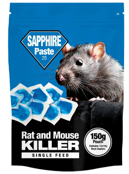 Sapphire Grain 25 Rat & Mouse Killer 10 x 150g
