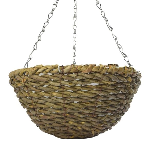 12" Round Hanging Basket | Palm Light Rope (20)