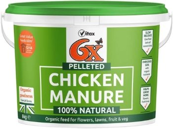 6X Pelleted Poultry Manure 8kg