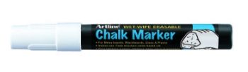 Artline Chalk Marker Pens White   (x12)