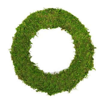 Padded Moss Wreath Ring + Integral Wire