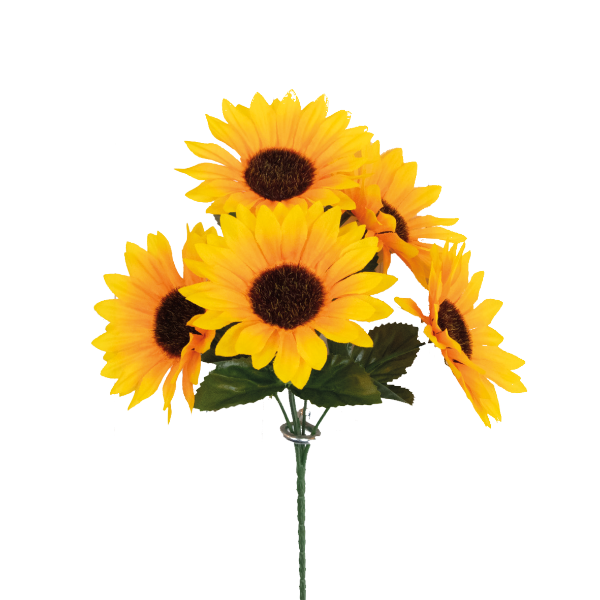 Christmas Silk Flower Sunflower (x48)