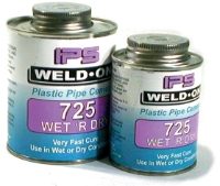 Weld-On Wet 'R' Dry 725 (1/4 Litre Tin with Brush) 